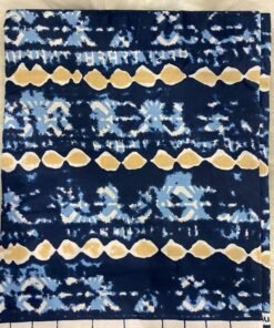 COTON 100% IMPRIME INDIGO