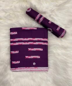 Alternative view of COTON SOIE IMPRIME INDIGO