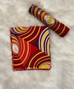 Alternative view of COTON SOIE IMPRIME GEOMETRIC