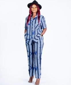 CHEMISE WEST MIX BLUE