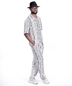 PANTALON WEST MIX BLANC